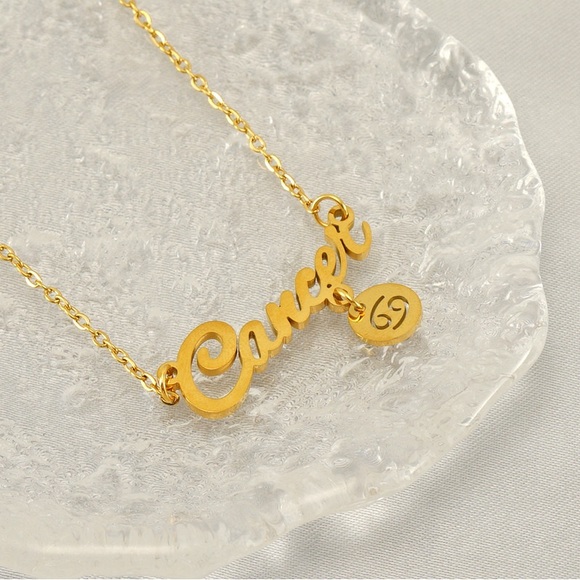 18K Gold Plated Zodiac Signs Horoscope Necklace*Astrology Star Signs*ZX - Picture 13 of 14